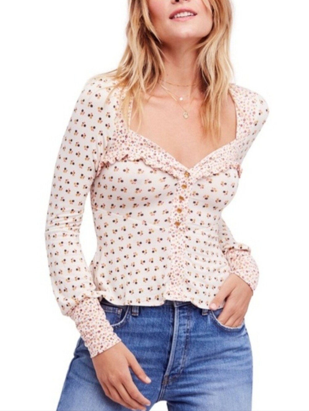 Free People Kissin' Kate Top Sz S